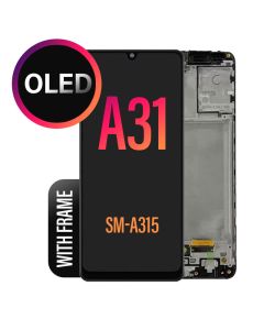 Galaxy A31 LCD Touch Screen Assembly With Frame OLED