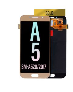 Galaxy A5 2017 LCD Touch Screen Assembly (A520) - Gold