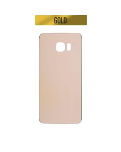Galaxy S6 Edge Back Glass Cover - Gold Platinum