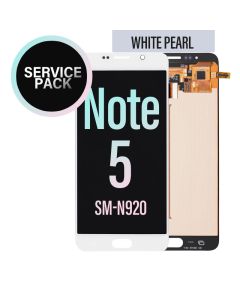 Galaxy Note 5 LCD Touch Screen Assembly - White Pearl
