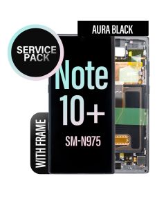 Galaxy Note 10 Plus / Note 10 Plus 5G LCD Touch Screen Assembly with Frame - Aura Black