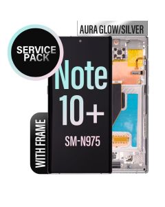 Galaxy Note 10 Plus / Note 10 Plus 5G LCD Touch Screen Assembly with Frame - Silver