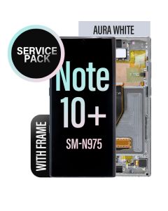 Galaxy Note 10 Plus / Note 10 Plus 5G LCD Touch Screen Assembly with Frame - Aura White