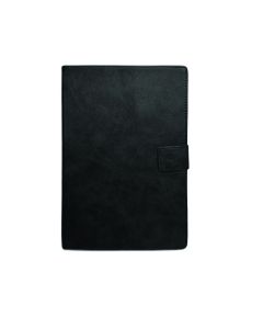 Smart Folio Leather Flip Case Cover for Galaxy Tab S10 FE Plus - Black