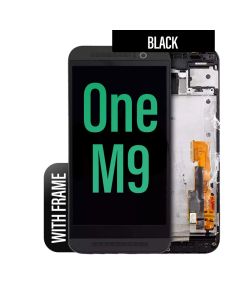HTC One M9 LCD with frame - black
