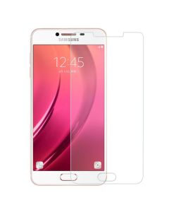 Galaxy J7 Pro Clear Glass Protector with Retail Pack
