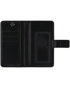 Mercury New Universal Mobile Diary Wallet Leather Case (Small Size) - Black