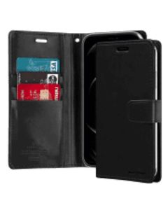 Mercury Blue Moon Diary Wallet Leather Flip Case Cover For Galaxy J2 Pro 2018