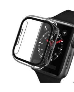 Apple Watch 7 45mm Protector Case with Tempered Glass - Transparent