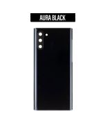 Galaxy Note 10 Back Glass Cover with Camera Lens - Aura Black