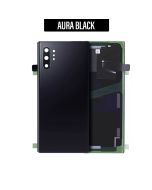 Galaxy Note 10 Plus Back Glass Cover with Camera Lens - Aura Black