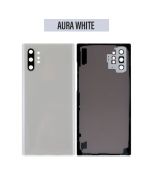 Galaxy Note 10 Plus Back Glass Cover With Camera Lens - Aura White