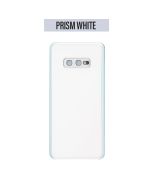 Galaxy S10E Back Glass Cover with camera lens - White