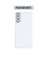 Galaxy S21/ S21 5G Back Glass Cover With Camera Lens - Phantom White