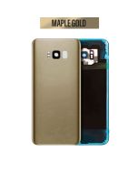 Galaxy S8 Plus Back Glass Cover with Camera Lens - Maple Gold
