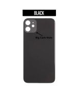 iPhone 11 Back Glass Cover (Big Camera Hole) - Black