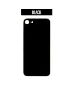 iPhone 8 Back Glass Cover (Big Camera Hole) - Black
