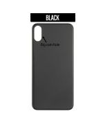 iPhone X Back Glass Cover (Big Camera Hole) - Black