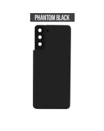 Galaxy S21 Plus Back Glass Cover with Camera Lens - Phantom Black