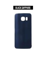 Galaxy S6 Edge Back Glass Cover - Black Sapphire