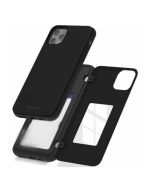 Mercury Magnetic Door Bumper Case Cover With Card Holder Mirror For iPhone 11 Pro