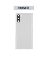 Galaxy Note 10 Back Glass Cover with Camera Lens - Aura White